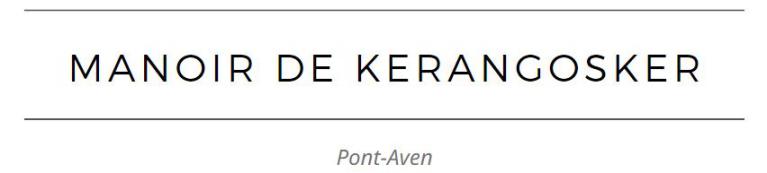 Logo Manoir de Kerangosquer