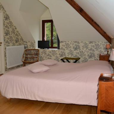 La chambre Ecluse du gîte